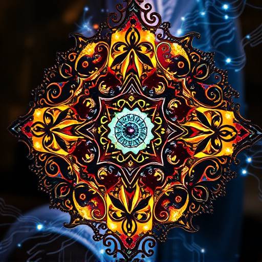 AI-generated intricate magical artifact, glowing with arcane energy and detailed filigree.